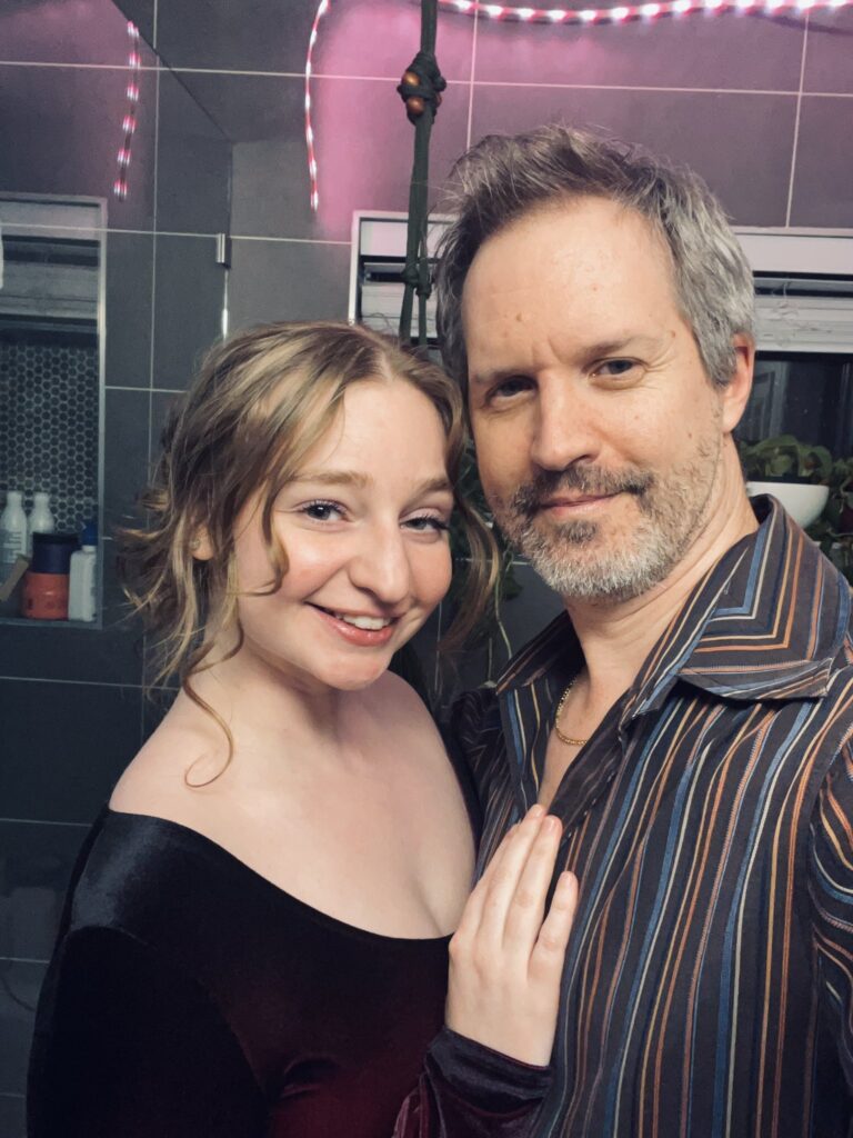 Amateur porn age gap couple Delilah and James Cass